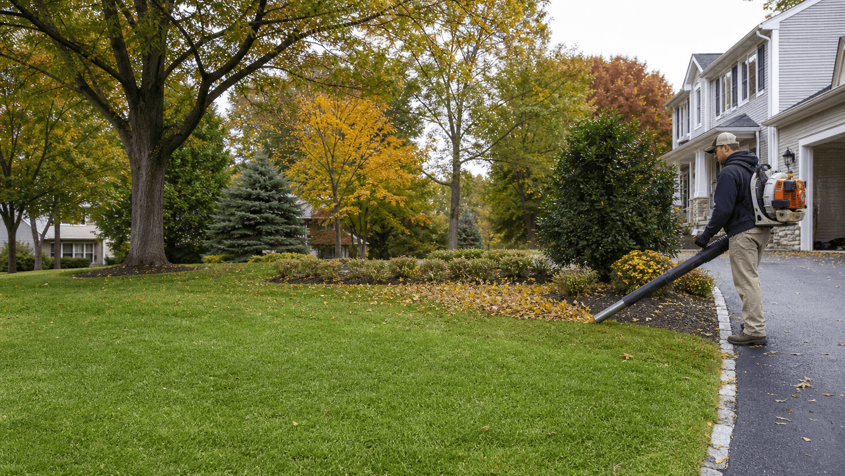 Seasonal landscape cleanup
